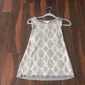 Banana Republic lace overlay tank top